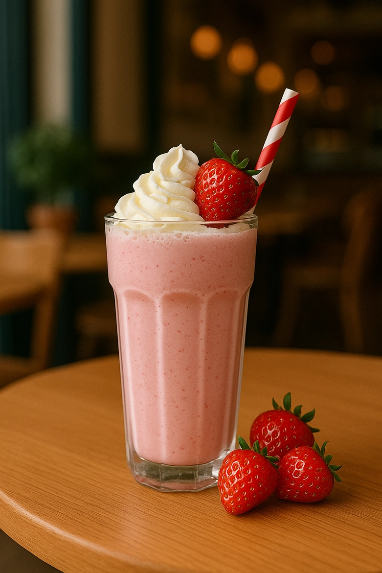 Çilekli Milkshake
